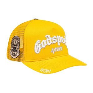 Godspeed Trucker Hat Forever Unisex Yellow 4EVERHAT